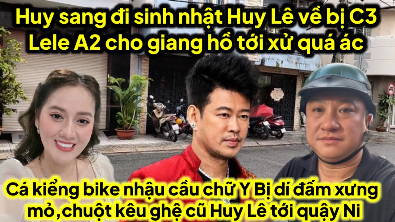 Huy sang đi sinh nhật Huy Lê về C3 lele A2 cho giang hồ tới xử,cá bike bị dí bụp Q8,chuột tới quậy