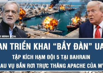 Iran triển khai “bầy đàn” UAV tập kích Hạm đội 5 tại Bahrain sau vụ bắn rơi trực thăng Apache của Mỹ