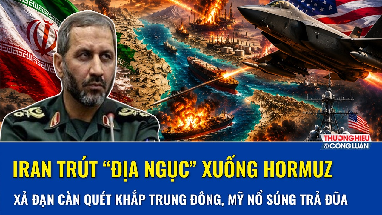 Iran sôi máu trút “địa ngục lửa” xuống Hormuz, xả đạn càn quét khắp Trung Đông, Mỹ nổ súng trả đũa