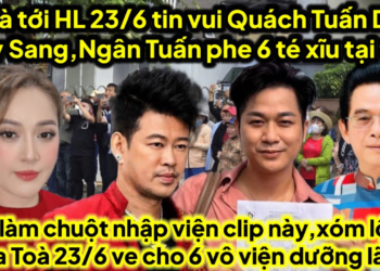 Toà 23/6 HL tin vui Quách Tuấn Du,Huy Sang,Ngân Tuấn phe 6 tẽ xĩu tại toà,xóm lộ ve bụp 6 thua toà