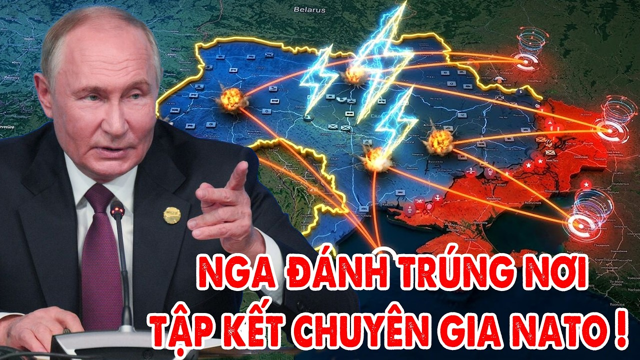 Nga tập kích trúng địa điểm có chuyên gia NATO, Ukraine điên cuồng phản kích UAV !