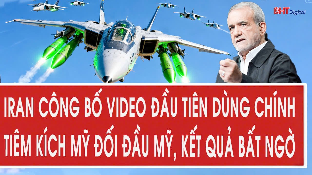 Iran công bố video đầu tiên dùng chính tiêm kích Mỹ đối đầu Mỹ, kết quả bất ngờ