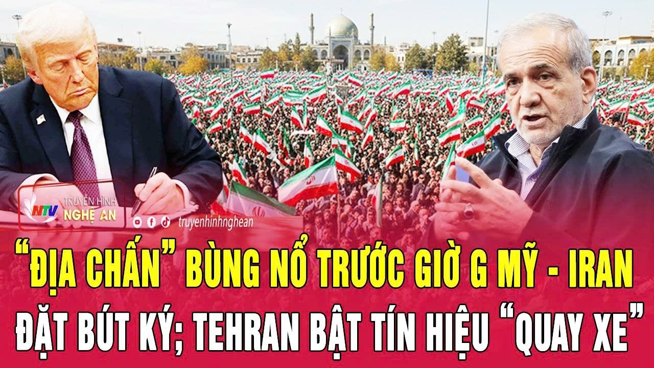 Điểm nóng 13/6: “Địa chấn” bùng nổ trước giờ G Mỹ – Iran đặt bút ký; Tehran bật tín hiệu “quay xe”