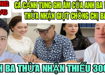Cá Cảnh Đưa Ghi Âm Tố Hồng Ni Thừa Nhận Giựt Chồng Chị Ba
