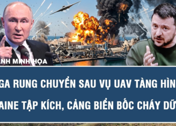Nga rung chuyển sau vụ UAV tàng hình Ukraine tập kích, cảng biển bốc cháy dữ dội