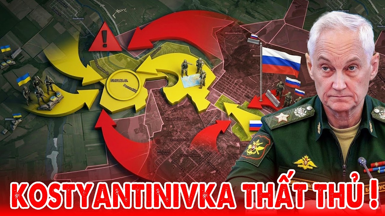 Kostyantinivka thất thủ, Nga thẳng tiến tới Sloviansk Kramatorsk, cụm pháo đài cuối cùng ở Donbass !