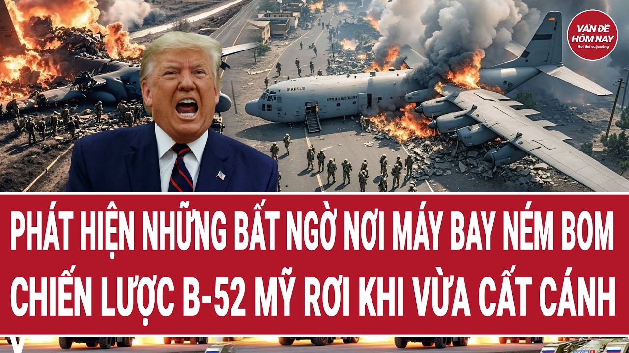 Phát hiện những bất ngờ nơi máy bay ném bom chiến lược B-52 Mỹ rơi khi vừa cất cánh