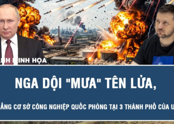 Nga dội “mưa” tên lửa, san phẳng cơ sở công nghiệp quốc phòng tại 3 thành phố của Ukraine