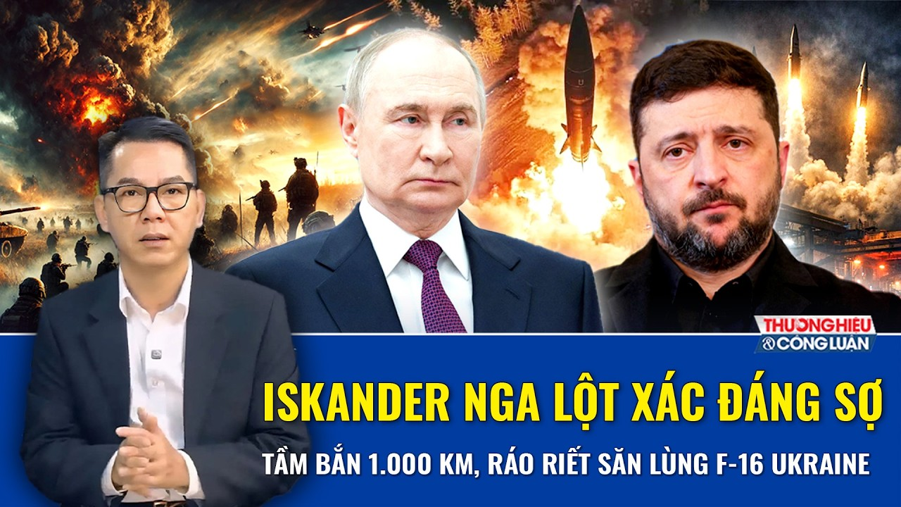 BÌNH QUÂN SỰ: Iskander Nga “lột xác” đáng sợ, tầm bắn 1.000 km, ráo riết săn lùng F-16 Ukraine