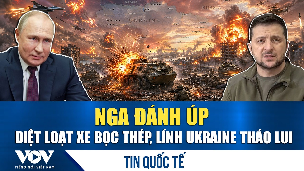 Chiến sự Nga-Ukraine: Nga đánh úp, diệt loạt xe bọc thép Ukraine