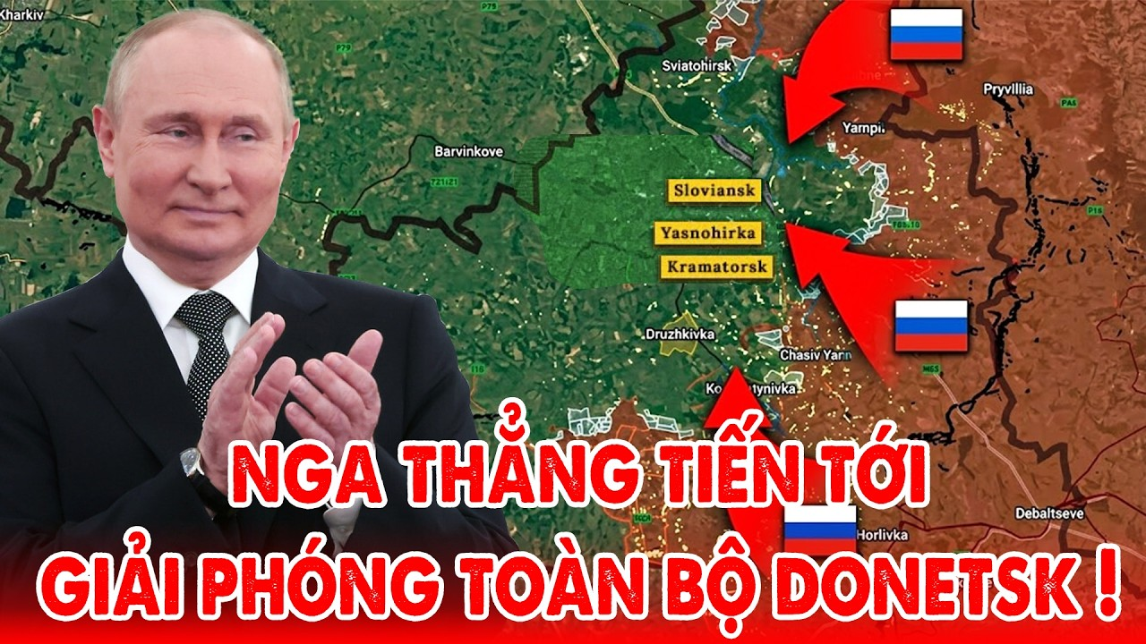 Nga thẳng tiến giải phóng toàn bộ Donetsk !
