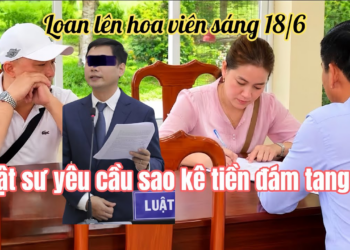 Chú Sạt Mất Luật Sư Hồng Loan Yêu Cầu Cô 6 Sao Kê Đám Tang, Loan Lên Mộ Làm Việc Hoa Viên