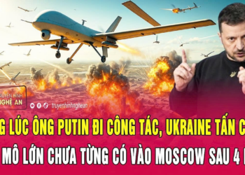 Đúng lúc ông Putin đi công tác, Ukraine tấn công quy mô lớn chưa từng có vào Moscow sau 4 năm