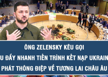 Ông Zelensky kêu gọi EU đẩy nhanh tiến trình kết nạp Ukraine, phát thông điệp về tương lai châu Âu
