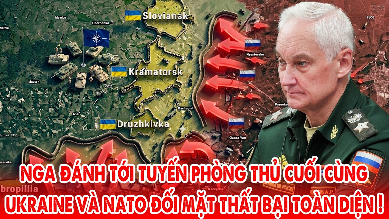 Cuộc chiến UAV leo thang, Nga đánh tới Sloviansk, Ukraine và NATO đối mặt thất bại toàn diện !