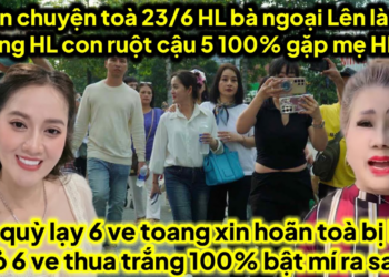 Có biến Toà 23/6 HL bà ngoại lên làm chứng HL con ruột 100% cậu 5 ngoại gặp mẹ HL rồi 6 thua trắng