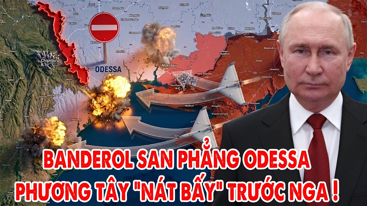 Tên lửa lai Banderol Nga quét sạch Odessa, phương Tây choáng váng ở Ukraine !