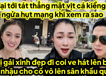 A đại tới tát thẳng mặt vịt cá kiểng vụ con Lê Minh,chị gái coi ve hát bụp ve nhậu vô lên quậy nhục
