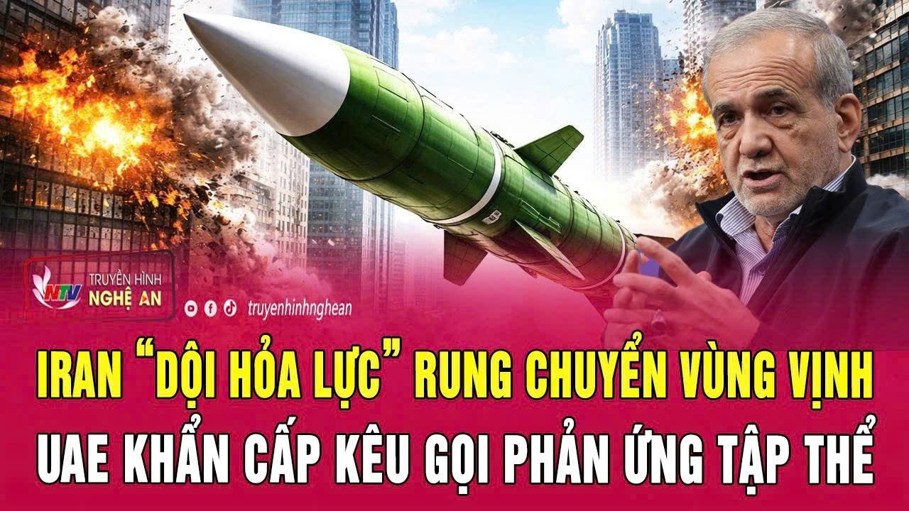 Thời sự quốc tế 4/6: Iran “dội hỏa lực” rung chuyển Vùng Vịnh, UAE khẩn cấp kêu gọi phản ứng tập thể