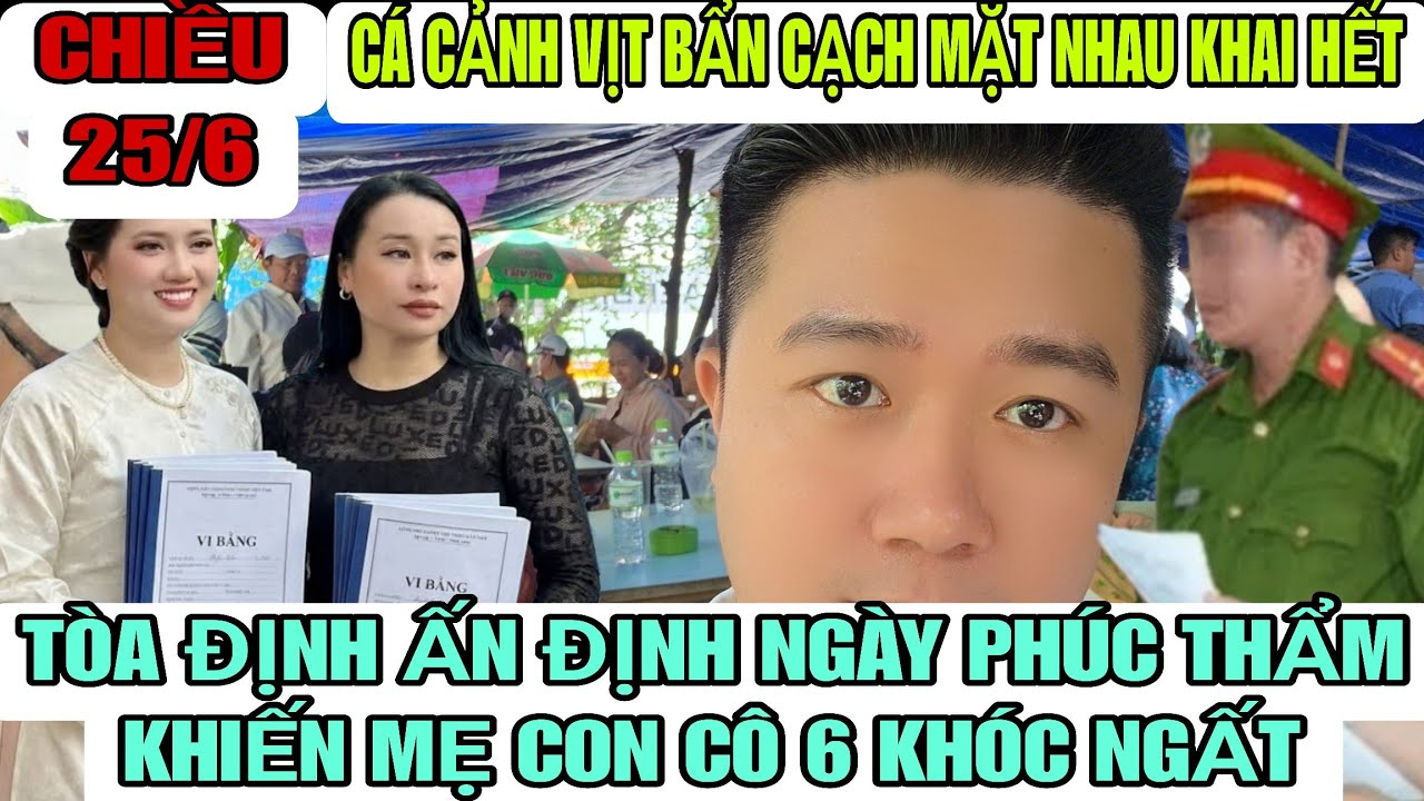 Tòa Ấn Định Ngày Xét Xử Phúc Thẩm, Cá Cảnh Vịt Bẩn Cạch Mặt Nhau