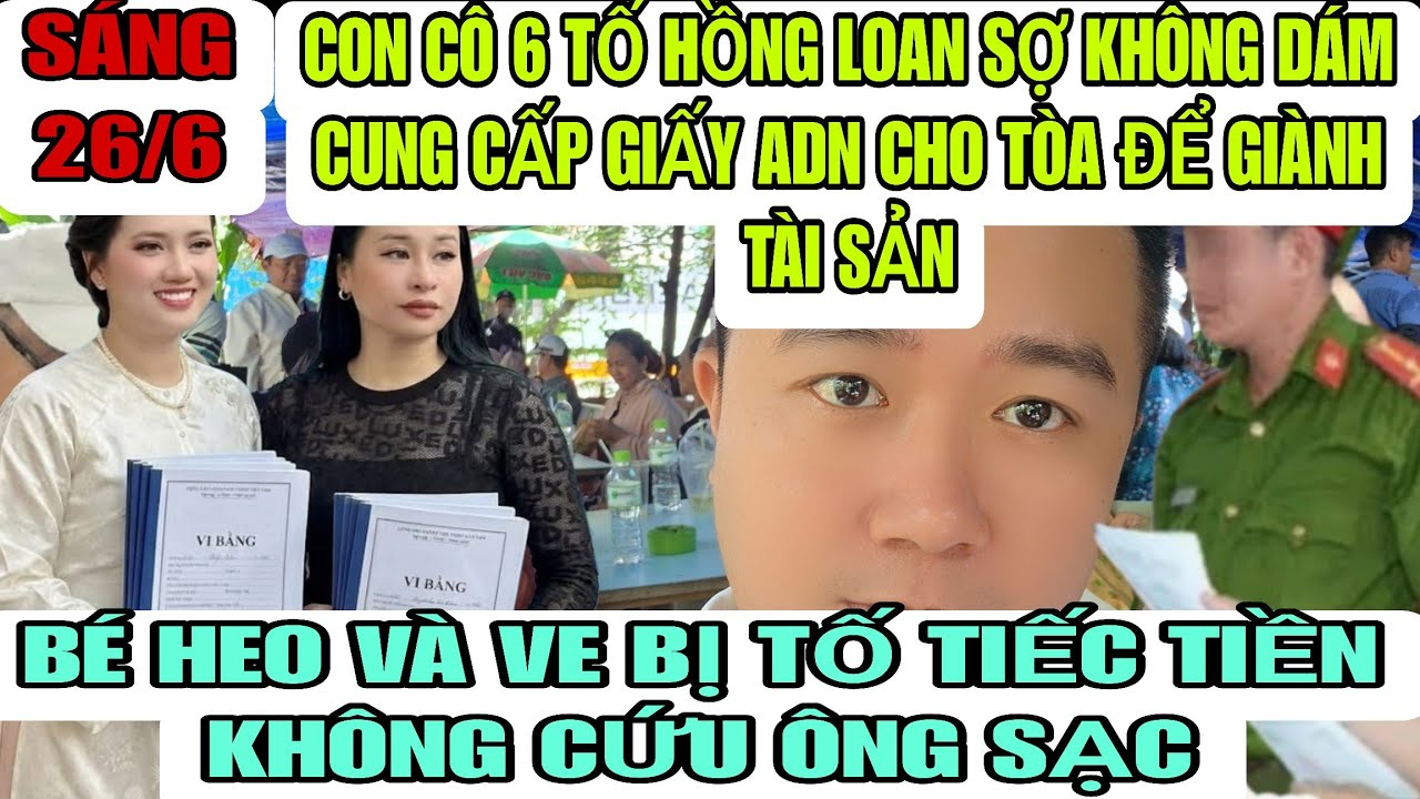 Con Cô 6 Tố Hồng Loan Sợ Nên Không Dám Đưa Ra Giấy ADN Để Chứng Minh Con Ruột Nhận Tài Sản Cậu 5