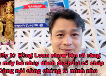 Giấy tờ Hồng Loan show lên rõ ràng mà mấy bé nhảy đành đạch lại cố chấp càng nói càng chứng tỏ ngu