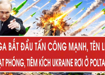 Nga bắt đầu tấn công mạnh, tên lửa ồ ạt phóng, tiêm kích Ukraine rơi ở Poltava