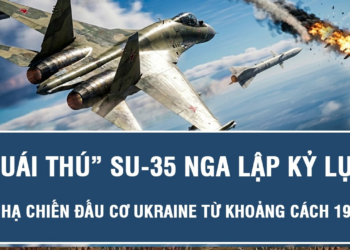 “Quái thú” Su-35 Nga lập kỷ lục, bắn hạ chiến đấu cơ Ukraine từ khoảng cách 190 km