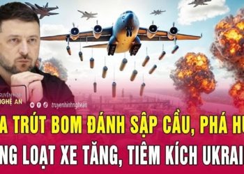 Nga trút bom đánh sập cầu, phá hủy hàng loạt xe tăng, tiêm kích Ukraine