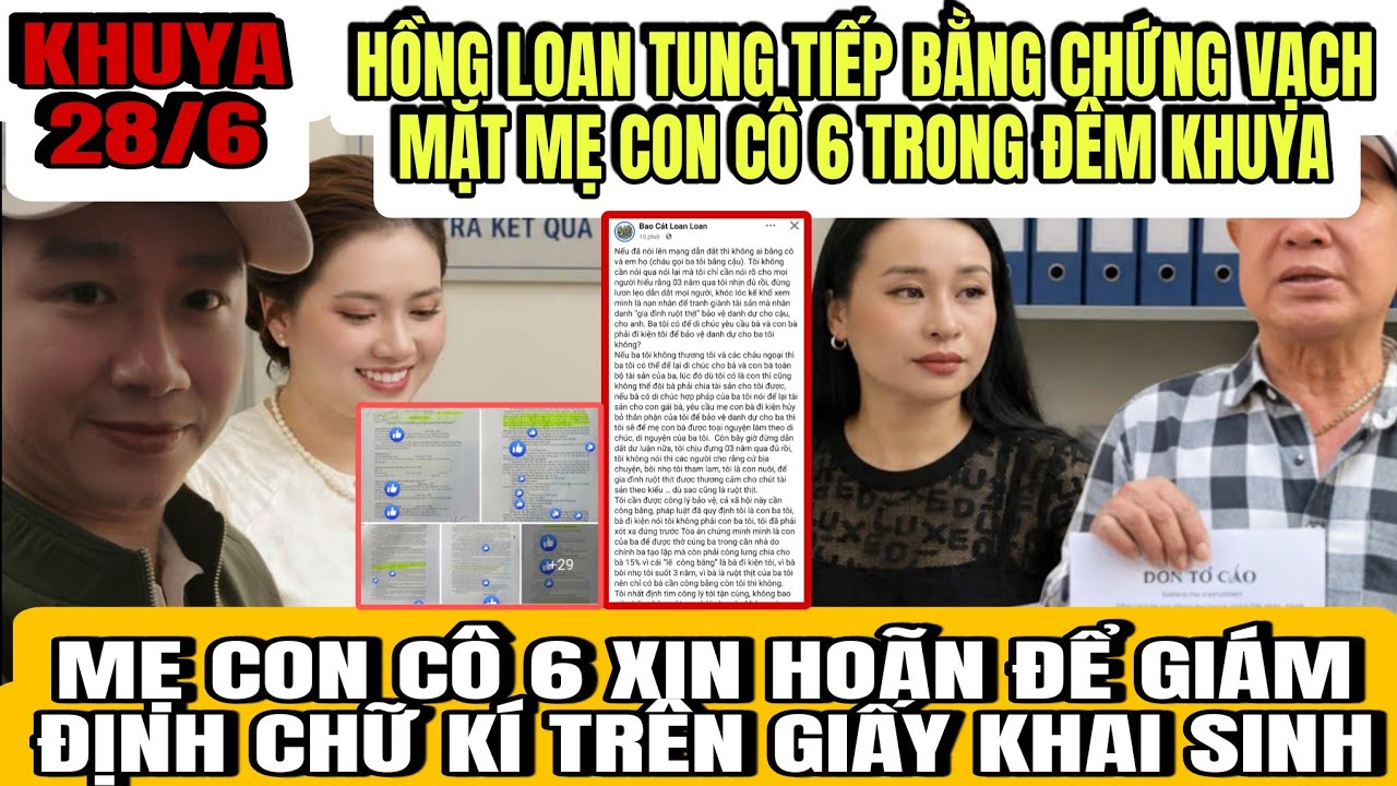 Hồng Loan Bất Ngờ Tung Thêm Bằng Chứng Vả Thẳng Mặt Mẹ Con Cô 6 Trong Đêm Khuya