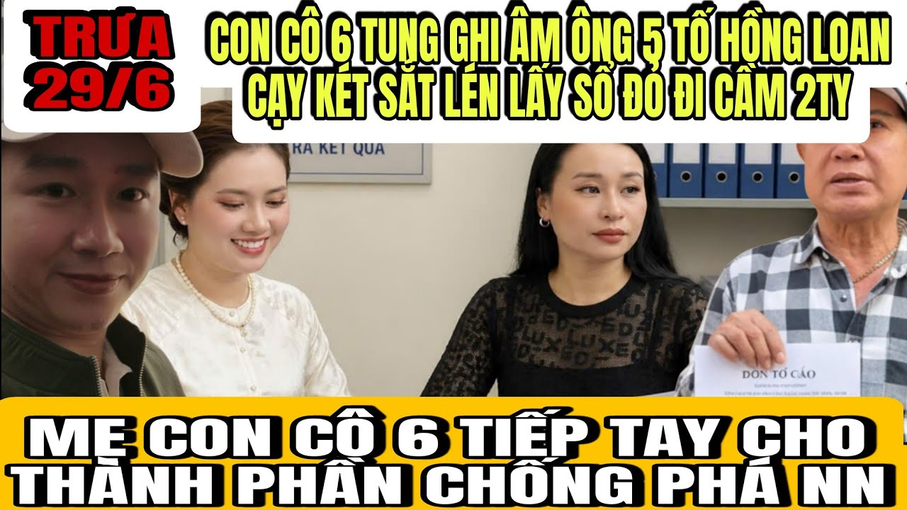 Con Cô 6 Tung Ghi Âm Ông 5 Tố Hồng Loan Lén Mở Két Sắt Tính Lấy Sổ Đỏ Đi Cầm 2 Tỷ