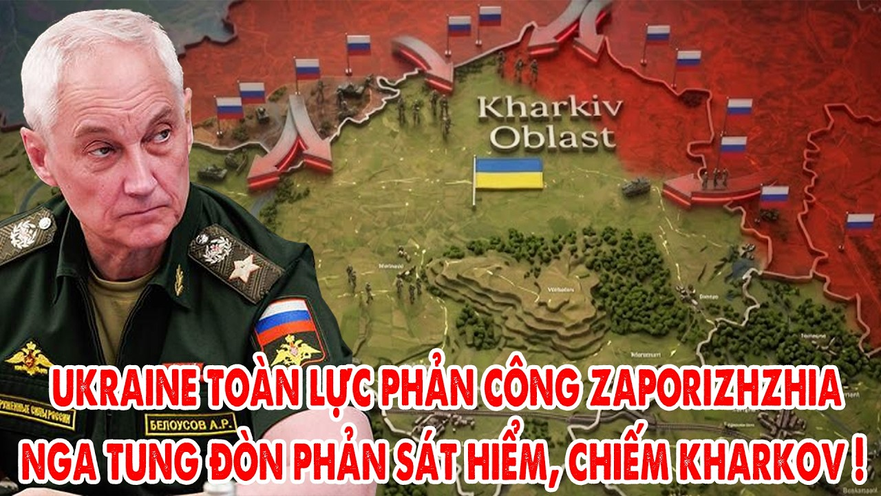 Ukraine đang toàn lực phản công Zaporizhzhia, thì Nga phản đòn hiểm, đánh mạnh vào Kharkov !