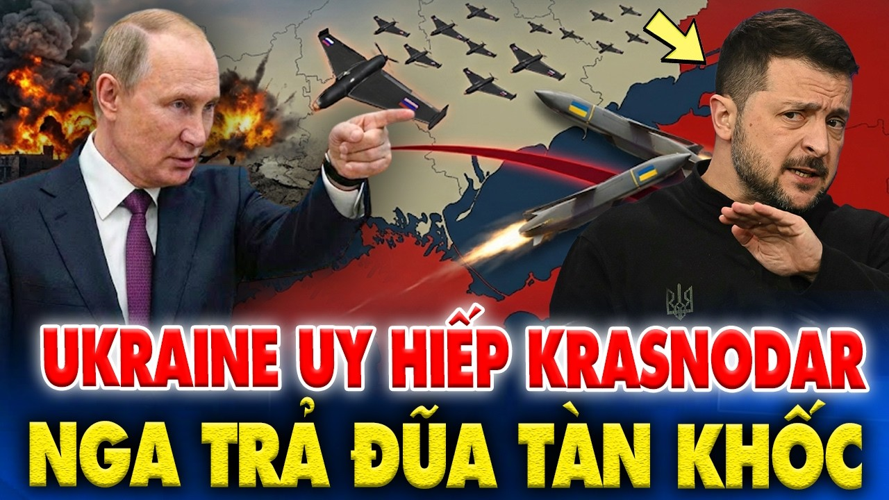 Ukraine dội tên lửa uy hiếp Krasnodar, Nga tung “bầy” Geran san phẳng Mykolaiv!