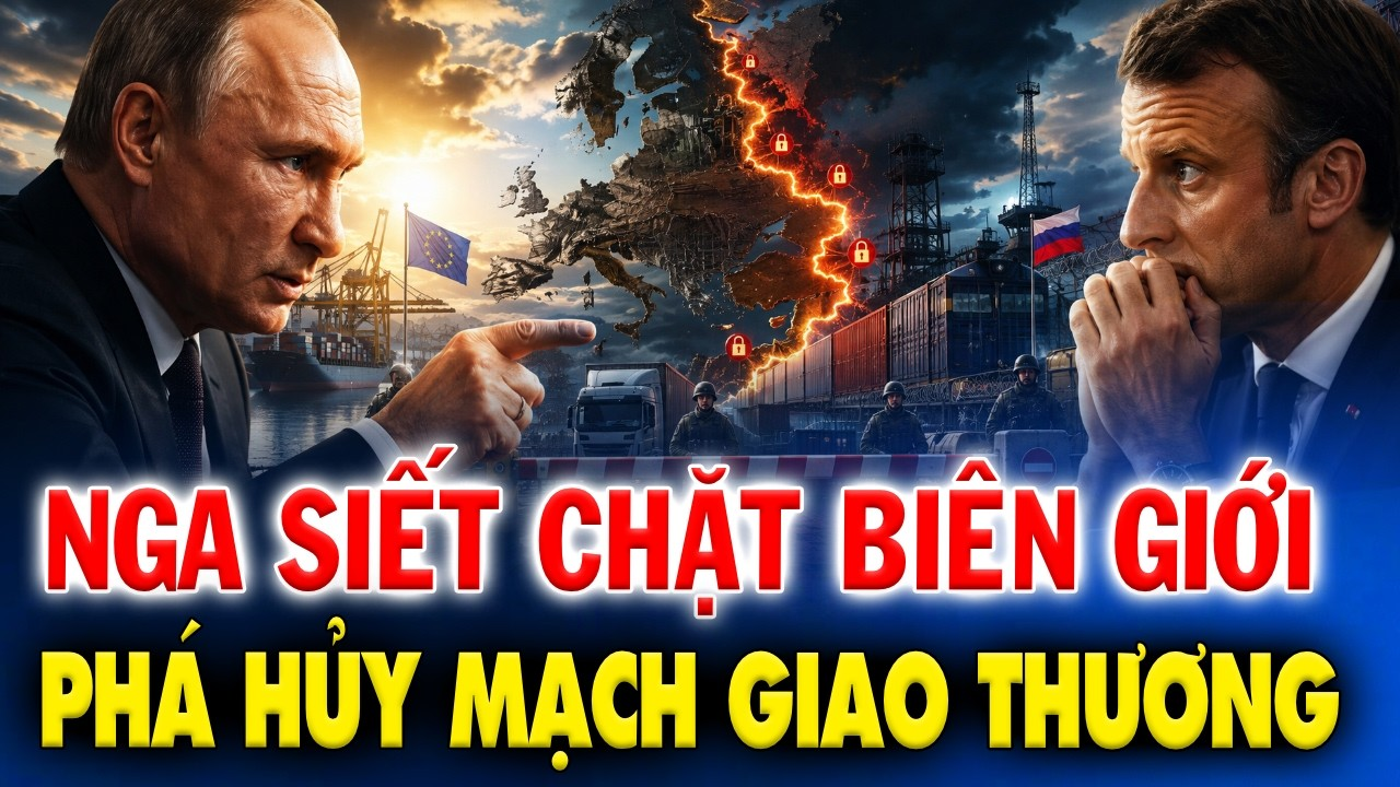 Nga siết chặt biên giới phía tây, ông Putin ép nghẹt chuỗi cung ứng châu Âu