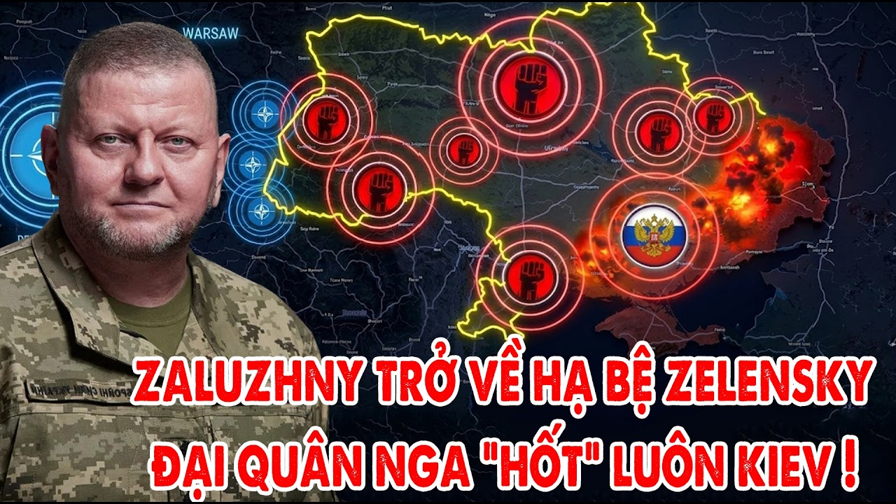 Trùng hợp, Tại sao Zaluzhny trở về Zelensky sẽ bị hạ bệ, cùng lúc Nga tăng quân chuẩn bị đánh Kiev ?
