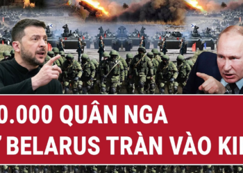 Cực căng: Sĩ quan Mỹ nói 300.000 quân Nga có thể từ Belarus tràn vào Kiev