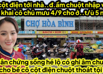 Trực tiếp Ghi âm nhân chứng sống chuột gài cô cột điện ủ tờ 5năm vụ4/9,cô cột điện tới nhà bụp chuột