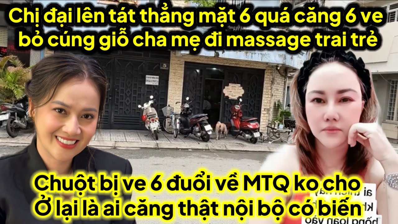 Chị đại lên thẳng mặt 6 ve bỏ cúng giỗ cha mẹ đi massage trai trẻ 6 múi chuột bị ve heo đuổi về ĐL