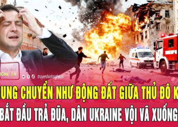 Nổ rung chuyển như động đất giữa thủ đô Kiev, Nga bắt đầu trả đũa, dân Ukraine vội vã xuống hầm