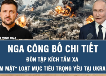 Nga công bố chi tiết đòn tập kích tầm xa, “điểm mặt” loạt mục tiêu trọng yếu tại Ukraine