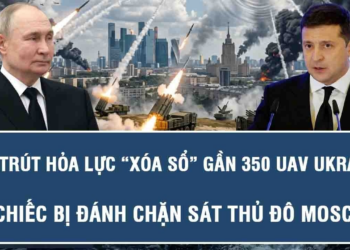 Nga trút hỏa lực “xóa sổ” gần 350 UAV Ukraine, 45 chiếc bị đánh chặn sát thủ đô Moscow