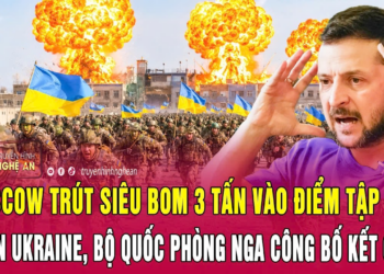 Moscow trút siêu bom 3 tấn vào điểm tập kết quân Ukraine, Bộ Quốc phòng Nga công bố kết quả