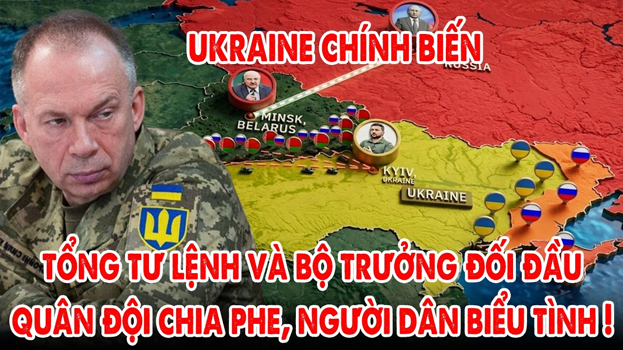 Mâu thuẫn trong quân đội Ukraine, Tổng Tư lệnh Syrsky và Bộ trưởng Federov đối đầu, Zelensky nguy cơ
