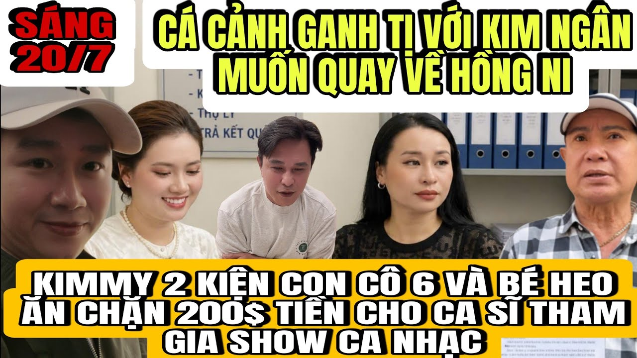 Cá Cảnh Ganh Tị Với Kim Ngân Muốn Quay Về Với Hồng Ni, Kimmy Kiện Con Cô 6 và Bé Heo Ăn Chặn 200$