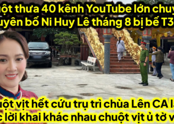 Chuột thưa 40 kênh trụ trì lên đồn làm việc chuột chuẩn bị vô T30 vụ gì