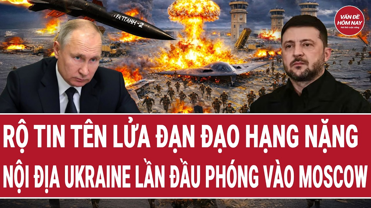 Chiến sự Nga-Ukraine: Rộ tin tên lửa đạn đạo hạng nặng nội địa Ukraine lần đầu phóng vào Moscow