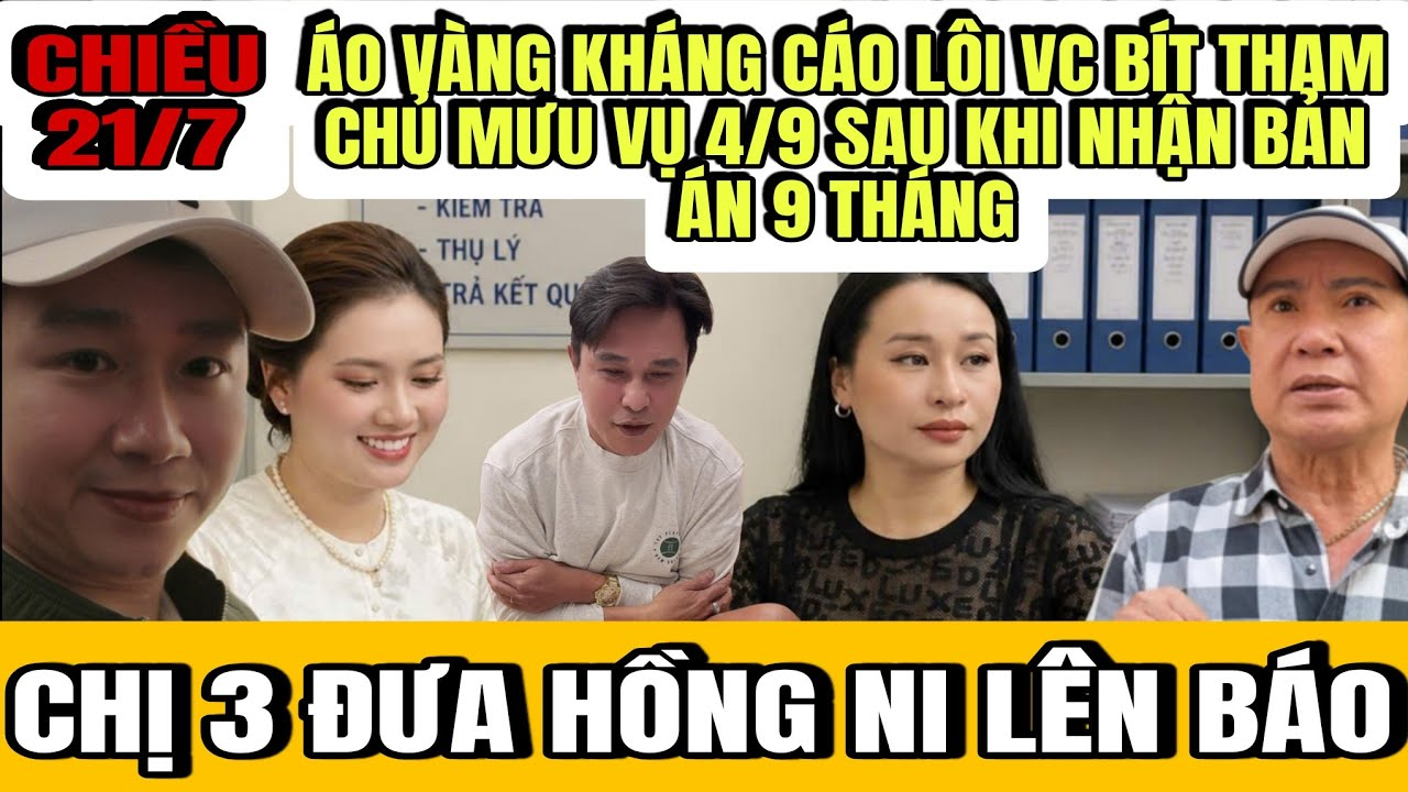 Áo Vàng Tức Tối Kháng Cáo Khai Chủ Mưu Vụ 4/9 Khi Bị Vc Bít Lừa Nhận Án 9 Tháng Tù Giam