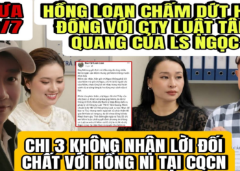 Hồng Loan Kết Thúc Hợp Đồng Với Công Ty Luật Tâm Quang Của Chị Ngọc, Chị 3 Không Dám Đối Chất Với Ni