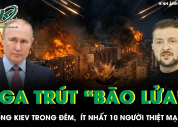 Nga ồ ạt trút “bão lửa” xuống Kiev trong đêm: Ít nhất 10 người thiệt mạng, hơn 50 người bị thương