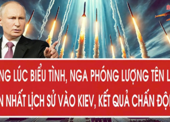 Đúng lúc biểu tình, Nga phóng lượng tên lửa lớn nhất lịch sử vào Kiev, kết quả chấn động